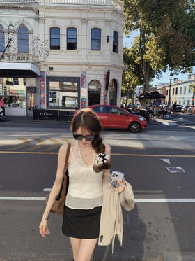 金蘑菇菇 通勤复古港风波点上衣/ 收腰休闲风