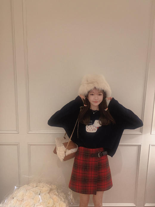 金蘑菇菇 圣诞格格半裙 过节氛围感 商品图0