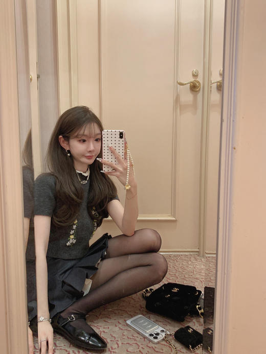 金蘑菇菇 XS码 手工毛衣/宽松落肩袖童趣圣诞毛衣 商品图4