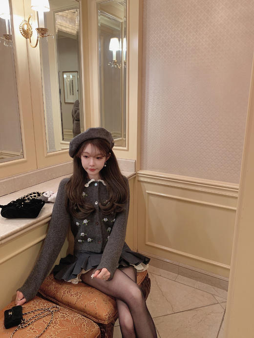 金蘑菇菇 XS码 手工毛衣/宽松落肩袖童趣圣诞毛衣 商品图6