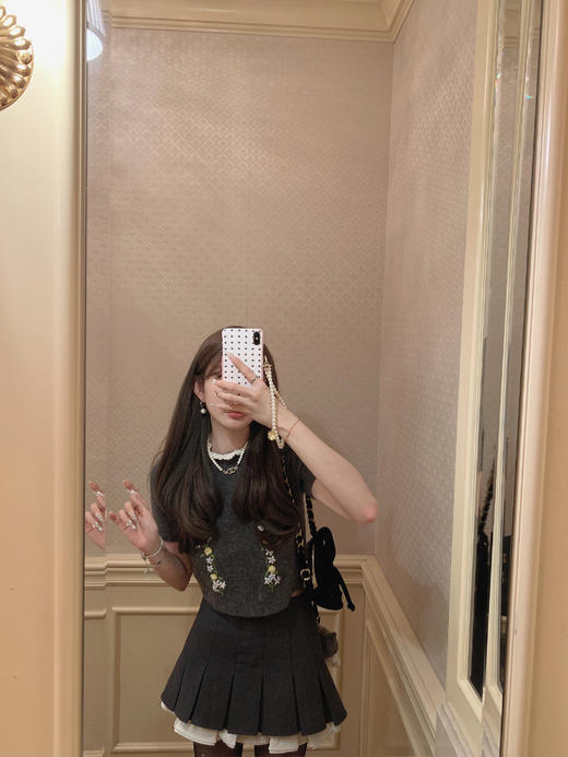 金蘑菇菇 XS码 手工毛衣/宽松落肩袖童趣圣诞毛衣 商品图7