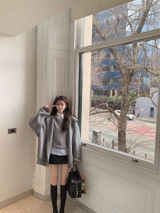 特价  秋冬经典内搭/外穿麻花假两件100羊毛毛衣 商品图6