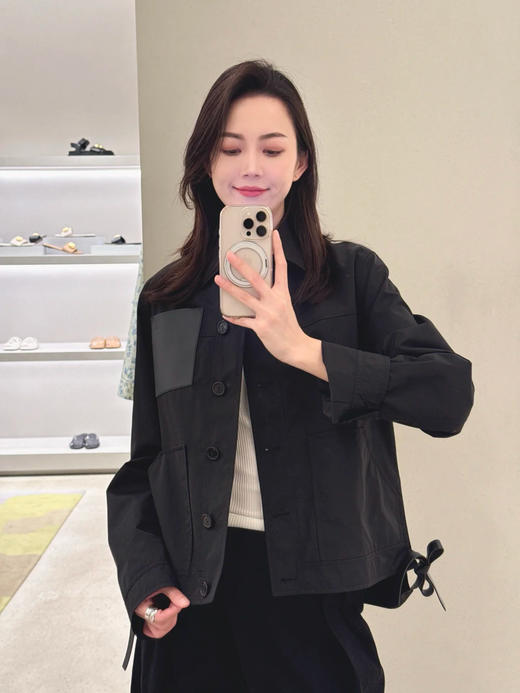 罗意威 25早秋新款工装夹克 订织订染三防梭织面料 黑色（TM） 商品图0