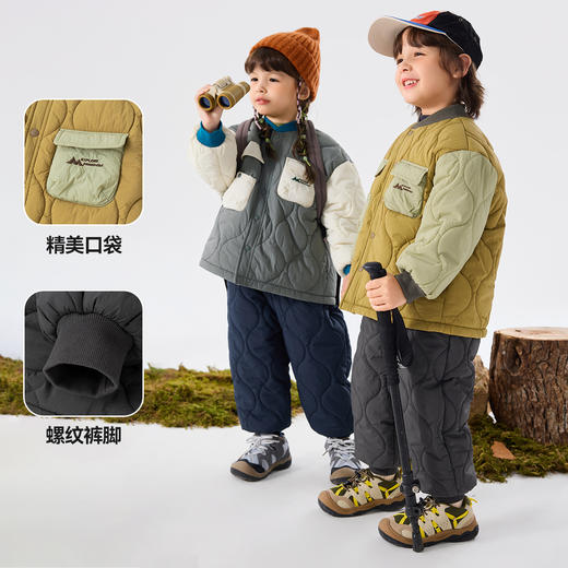 【直降】嘟嘟家男童棉服套装冬季儿童棉衣裤子女童加厚上衣裤宝宝棉袄裤冬 商品图2