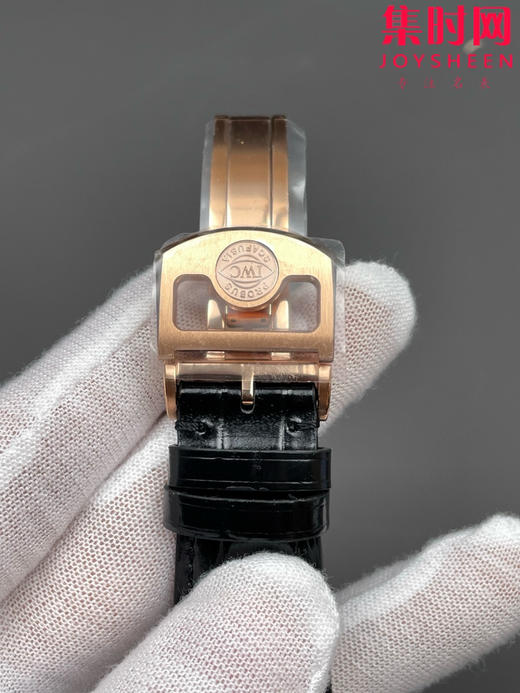 【新款葡七】新品万国APS葡萄牙七日链系列 葡七玫金黑盘 男士腕表 商品图7