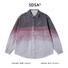 SDSA男士秋冬新款痞帅男装潮牌简约撞色纽扣翻领长袖衬衫百搭时尚 商品缩略图1