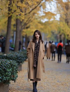 芬迪 羊毛短须围巾  （ZT*DSX）