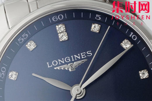 AF浪琴名匠月相系列 四针月相 名匠月相34mm 名匠月相女款 蓝盘钻面 自动机械 女士腕表 优雅新选择！ 商品图3