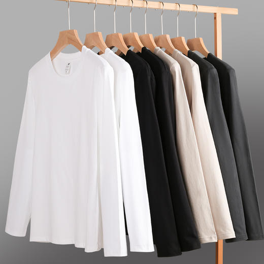 g【选3件加购合并付款】纯棉长袖 凡客依舍纯棉T恤长袖 春秋季平口圆领 时尚百搭 男女同款 选择颜色+尺码，加入购物车合并付款即可享受优惠 商品图1