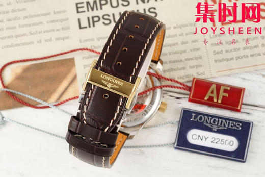 AF浪琴名匠3点历系列 名匠40mm 间金数字面 男士腕表
机芯：搭载2892改L888.5 商品图8