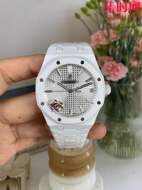 爱彼 APS皇家橡树15500系列 皇家橡树全陶瓷 15500陶瓷壳 男士腕表 新到货，凭借陶瓷材质与Cal.4302一体机