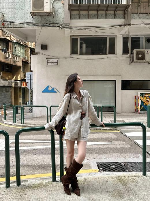 𝐔𝐧𝐟𝐨𝐥𝐢𝐨25秋冬新款复古西部牛仔靴(DBG) 商品图4