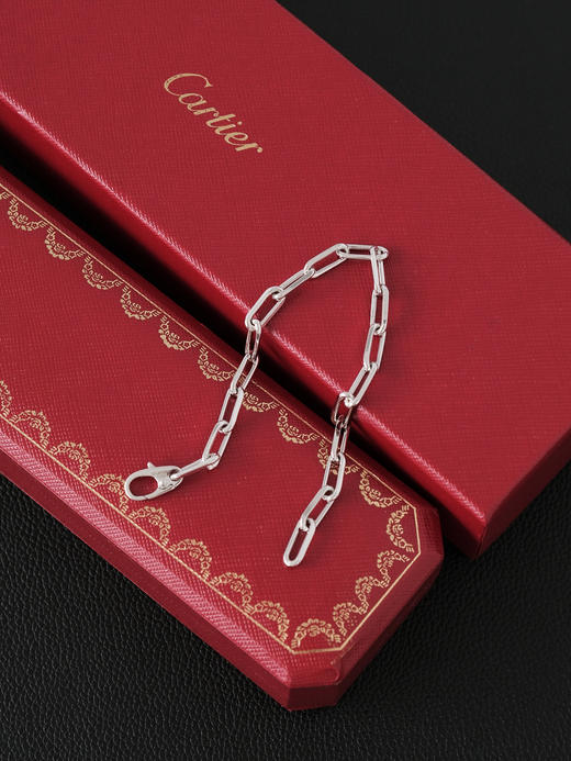 卡地亚 斯巴达 方形链环设计 项链 男款 （XK） 商品图2