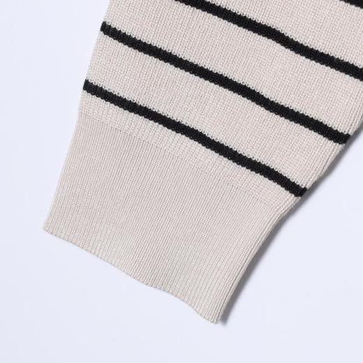 82510SDSA男士秋冬新款痞帅男装时尚简约撞色条纹翻领纽扣开衫针织毛衣 商品图4