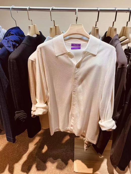 柜8K+牛货！Purple Label 天丝+羊毛2025秋冬男士轻奢柔软polo针织 商品图1