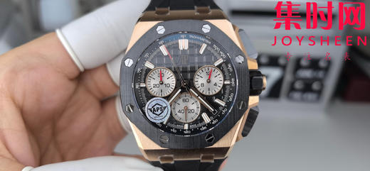 APS新品爱彼皇家橡树离岸型26420系列 APS26420 玫金黑陶钢 4401机 男士腕表 商品图1