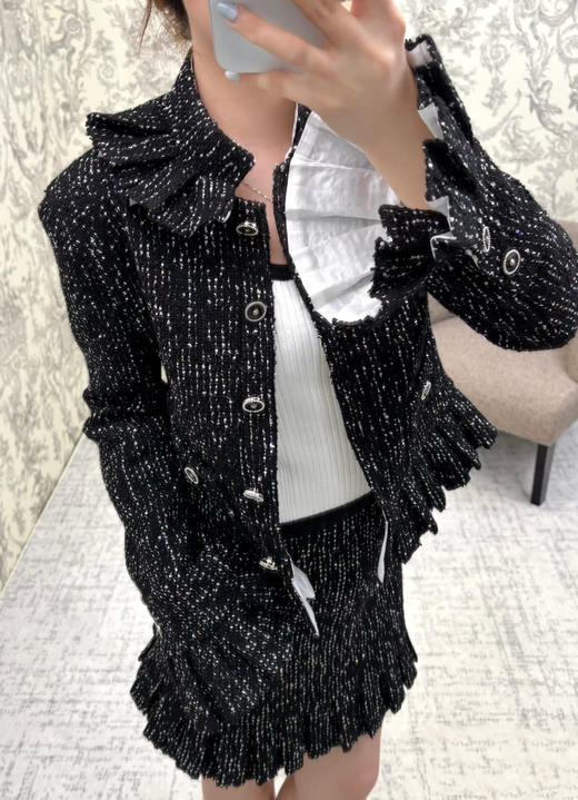 香奈儿25早秋新款短裙 订织订染法国进口面料 （TM） 商品图2