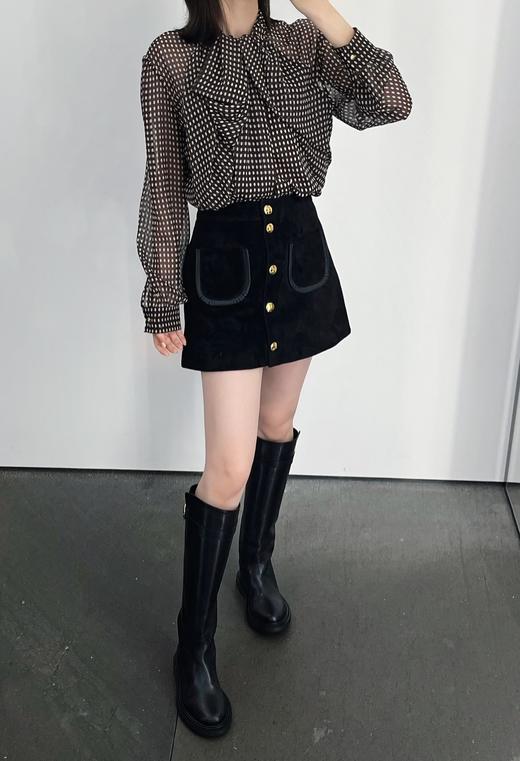 赛琳 秋冬新品复古平跟高靴 这一季好看的款式真的是很多（ZX*DBG） 商品图5