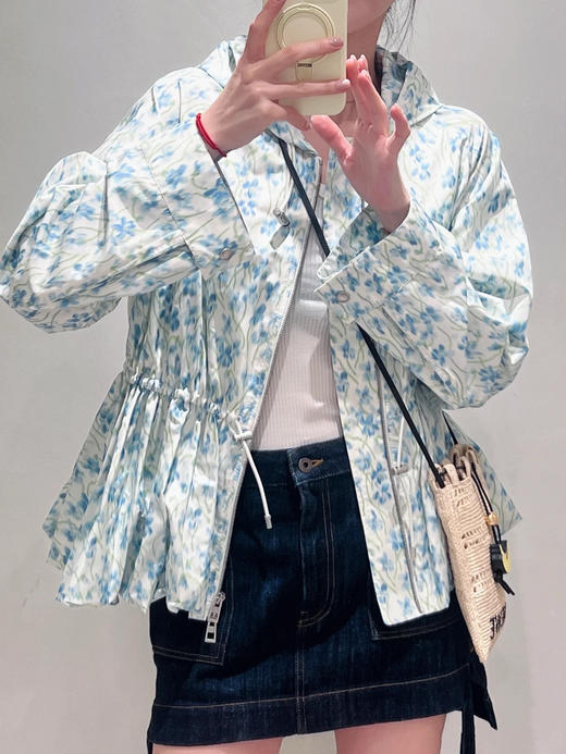 罗意威 25早秋新款碎花风衣外套 订织订染秘鲁特种面料（TM） 商品图7