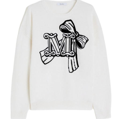 MaxMara 25Fw秋冬新款 羊绒混纺提花针织毛衣（DQJ*MM） 商品图3