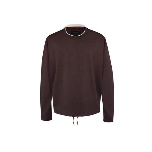 莫代尔蚕丝拼色上衣！无龄款2025秋季男t恤长袖打底衫 商品图1