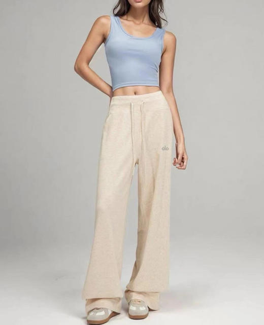 alo yoga 纯色阔腿高腰休闲裤（SS） 商品图2
