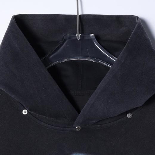 9625SDSA男士秋冬新款痞帅男装美式高街印花字母连帽卫衣铆钉百搭上衣 商品图2