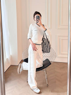 迪奥 25早秋新款毛衣 订织订染秘鲁特种进口面料（TM）