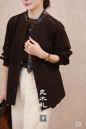 休闲——山羊皮衬衫