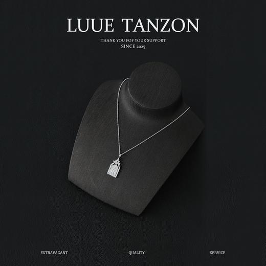 幸福之门满钻城堡浪漫告白时尚通勤锁骨链-（XK） 商品图0