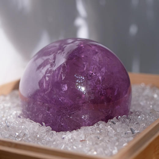 天然 紫水晶球 商品图0