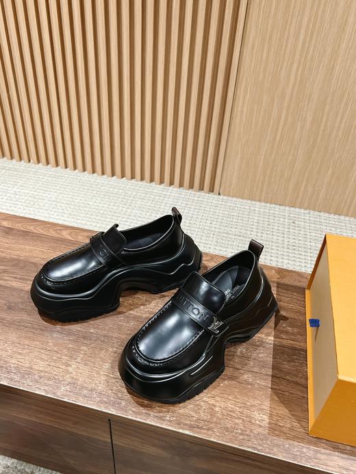 驴家厚底一脚蹬乐福鞋单鞋皮鞋（DBG） 商品图1