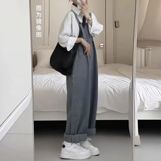 裁缝学苑AS584新款牛仔背带裤纸样女装休闲裤子服装打板图 商品图4