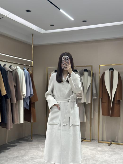 MaxMara 羊绒极简系带大衣（HY） 商品图7