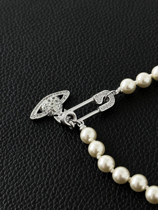 西太后土星吊坠别针浮雕安全别针项链男女同款情侣款 -（XK） 商品图5