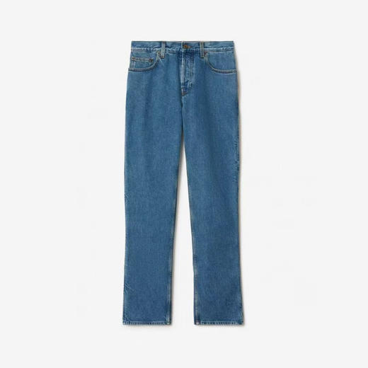 1012-10渠道货 BB 日本进口老牛面料 微微小脚 直筒牛仔裤 复古时髦 棉柔弹力 商品图0