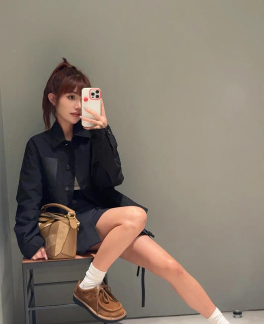 罗意威 25早秋新款工装夹克 订织订染三防梭织面料 黑色（TM） 商品图4