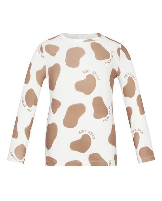 【春上新】8楼爱慕儿童Aimer Kids奶皮萌趣牛奶工长袖上衣AK372C521，吊牌价329元 商品图3