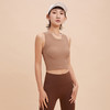 跃牌【安琪拉系列】新款固定杯运动背心速干女螺纹健身运动文胸工字美背瑜伽内衣BX-5101 商品缩略图2