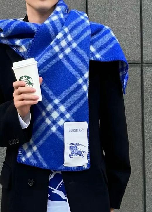 巴宝莉 战马格纹长巾  全网火爆的全智贤同款围巾（ZT*DSX） 商品图7