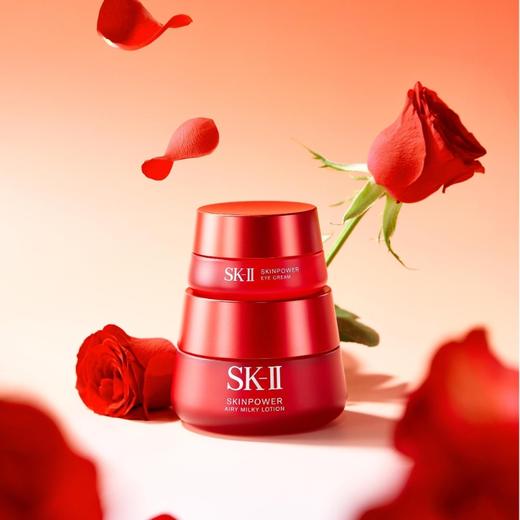 【送礼袋】SK-II大红瓶面霜眼霜护肤套组（面霜80g+眼霜15g ）香港直邮 商品图2