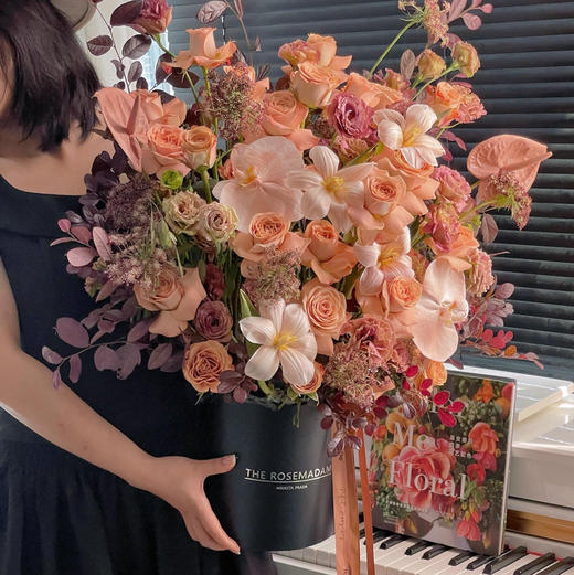 《年华》卡布奇诺郁金香秋色系抱抱桶 商品图2