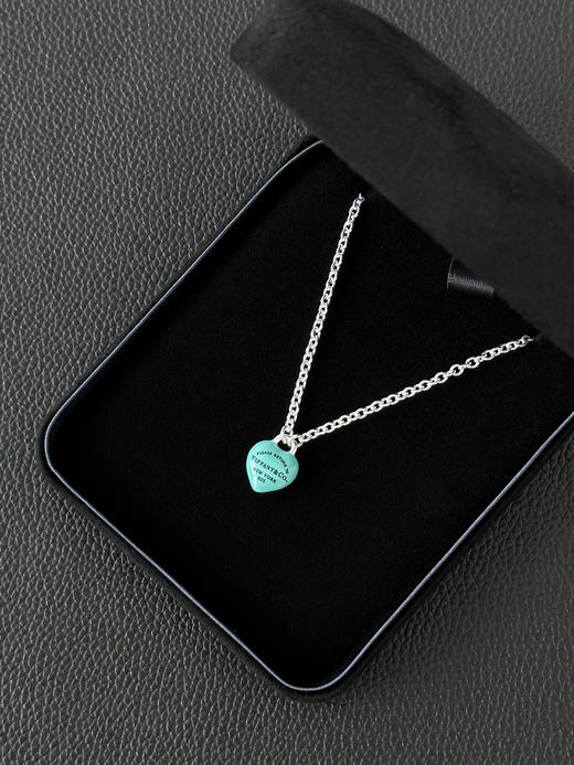 蒂芙尼 心形设计  项链 男女同款情侣款 银色（XK） 商品图2