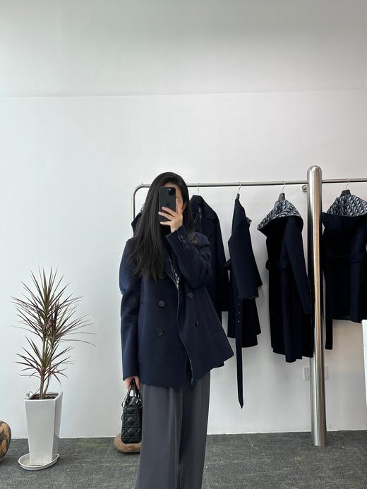 迪奥 经典提花 短款西装领大衣（SZX） 商品图0