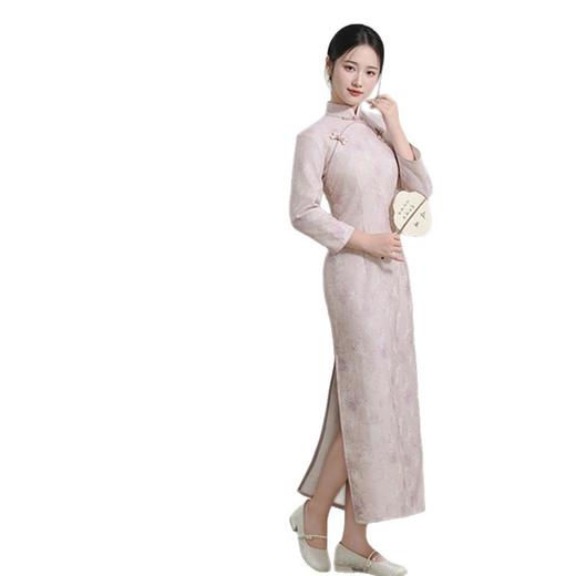 GX新中式改良旗袍2025秋季新款气质修身显瘦年轻款少女日常旗袍 商品图4