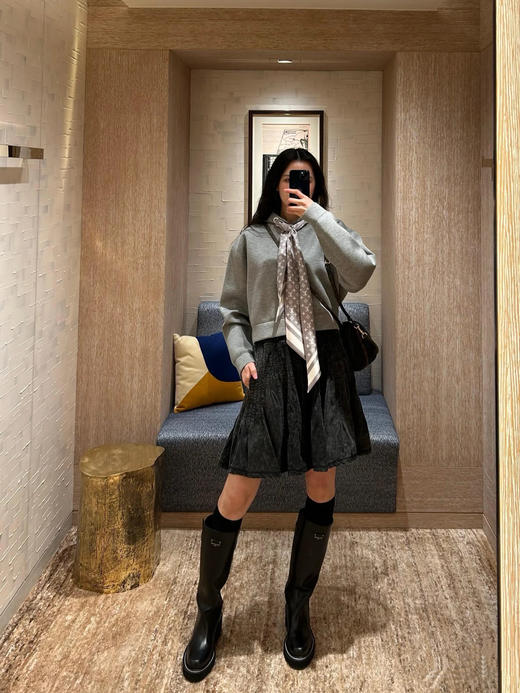 驴家 新款老花丝巾连帽卫衣（TM） 商品图8