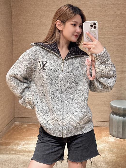 驴家 25Fw早秋新款 Nigo联名Monogram花㚏提花重工拉链外套(ZY*MM) 商品图3