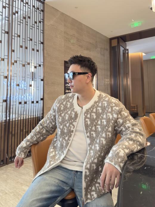 迪奥 2025FW秋冬Oblique提花毛衣外套（DY） 商品图5