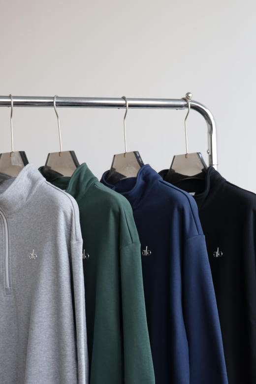 AL0 半拉链薄绒秋冬套头卫衣 WY922 商品图5