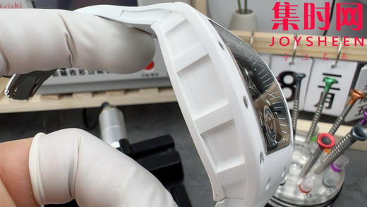 理查德米勒 APS新款RM055 RM55 陶瓷壳 男士腕表 丹东RMUL2一体机 里查德以其轻便时尚为主题，我们所有的金属件都采用钛金属制作同步原版 商品图3